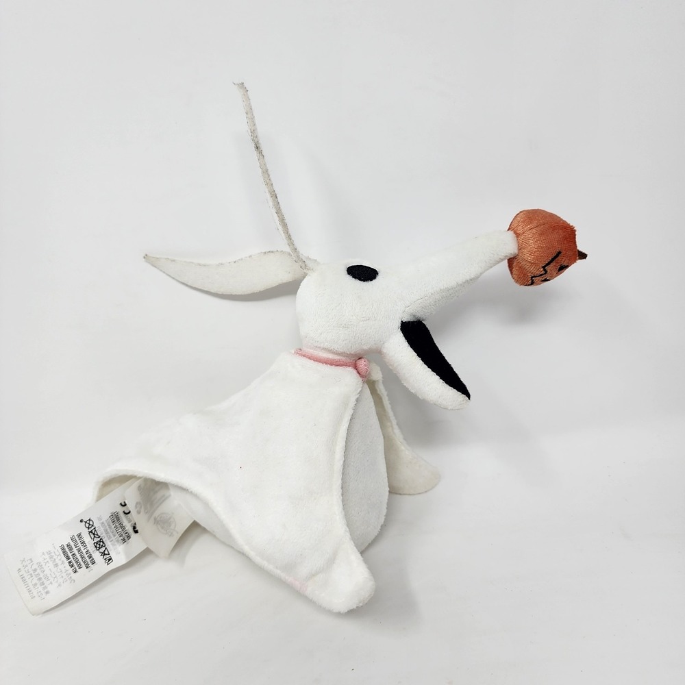 Disney Nightmare Before Christmas Zero Plush Dog‎ Stuffed Animal 8"